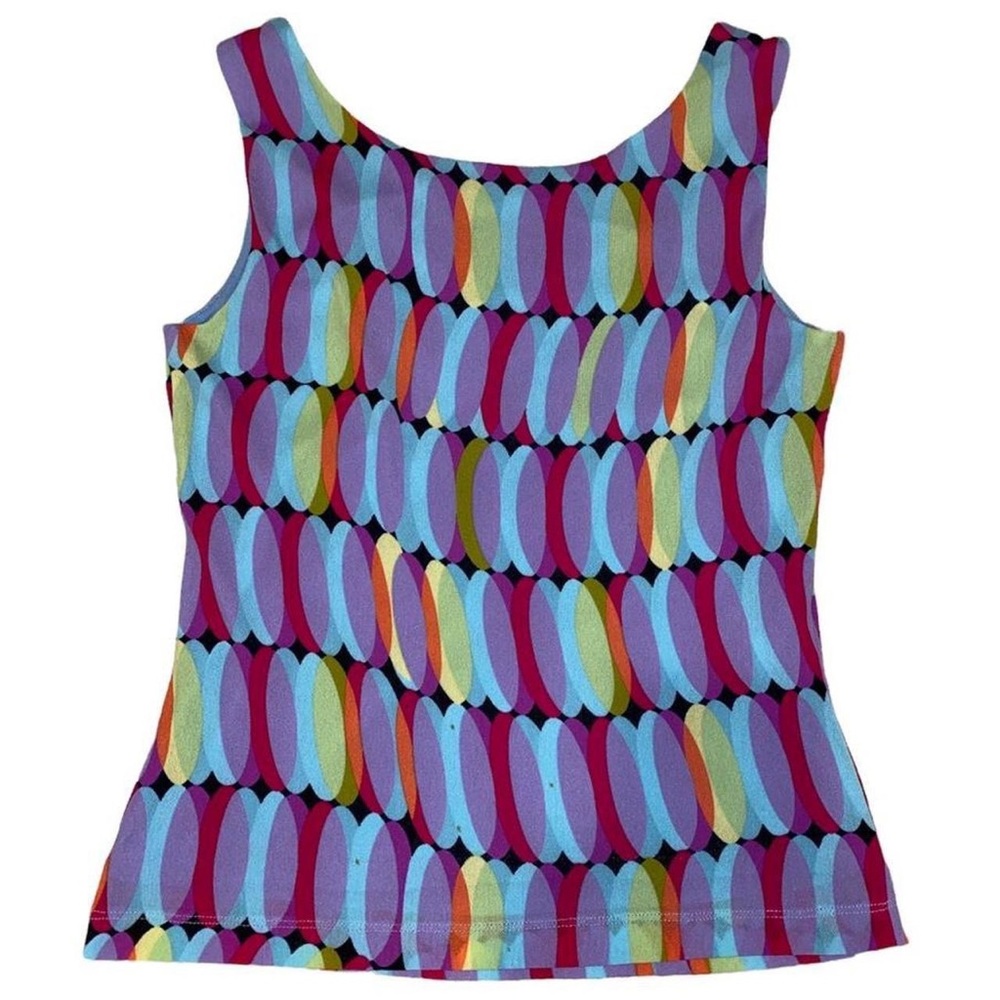 Abstract Micro Mesh Top - Picture 3 of 4
